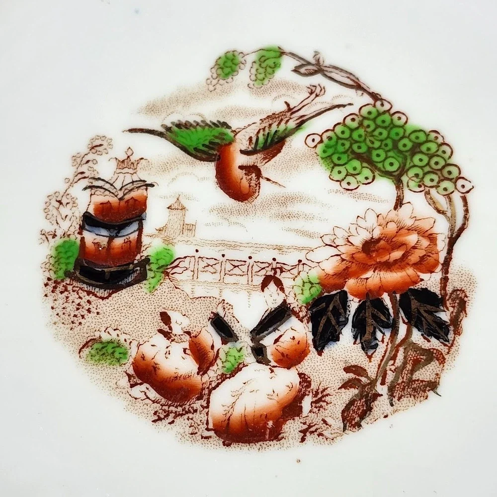 Antique Sampson Smith Cake Plate 
